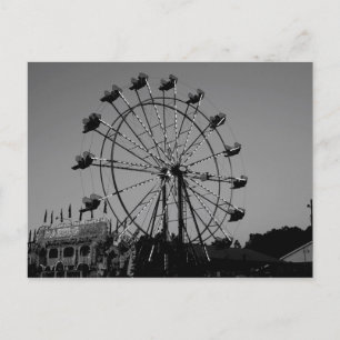 Carte Postale Fun Time Riding La Ferris Wheel et Carnival