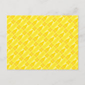 Carte Postale Fun Yellow Crayon Motif (Devant)