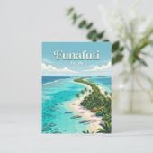 Carte Postale Funafuti Tuvalu (Debout devant)