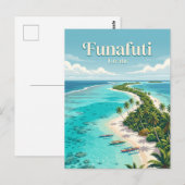 Carte Postale Funafuti Tuvalu (Devant / Derrière)