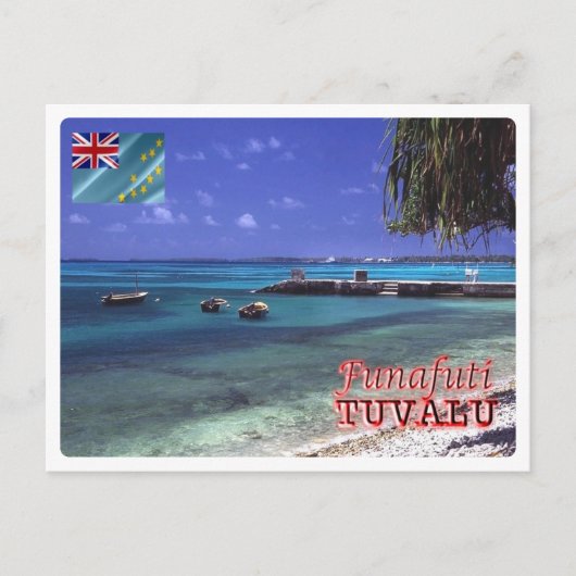 Carte Postale Funafuti - Tuvalu - Vue mer - (Devant)