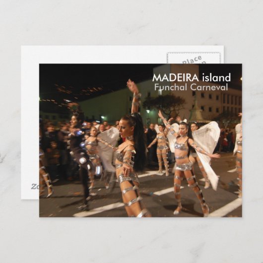 Carte Postale Funchal Carneval (Devant / Derrière)