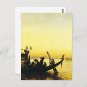 Carte Postale Funérailles d'une maman sur le Nil par Frederick A (Devant / Derrière)