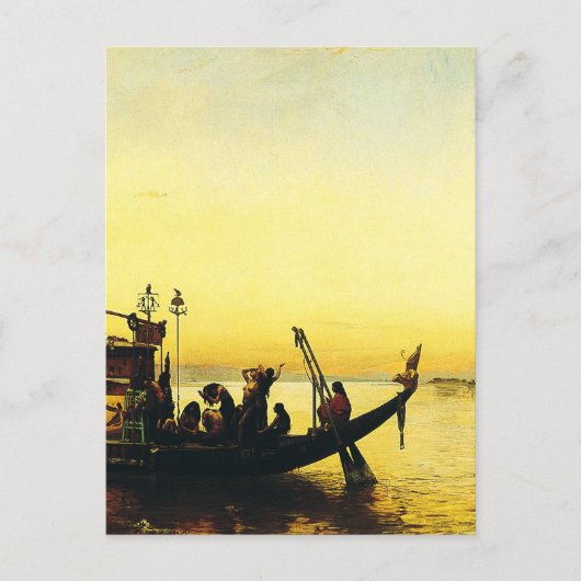 Carte Postale Funérailles d'une maman sur le Nil par Frederick A (Devant)