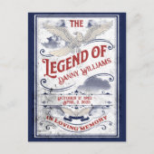 Carte Postale Funérailles patriotiques à la mémoire d'un vétéran (Devant)