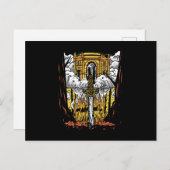 Carte Postale Funérailles Viking (Devant / Derrière)