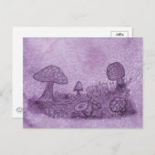 Carte Postale Fungi Meadow (Devant / Derrière)