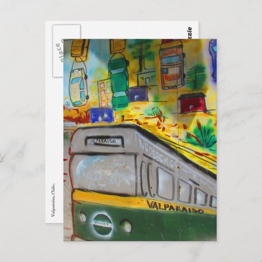 Carte Postale funiculaire de valparaíso (Devant / Derrière)