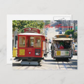 Carte Postale Funiculaires de San Francisco (Devant / Derrière)