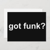 Carte Postale Funk Black (Devant / Derrière)