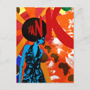Carte Postale Funkart Funk cadeaux de style poster vintage rétro