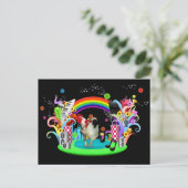 Carte Postale Funky Chicken Party (Debout devant)