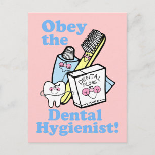 Carte Postale Funky Dental Hygienist