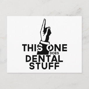 Carte Postale Funky Dental Vintage - Dentist Hygienist Celui-ci