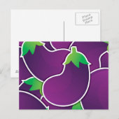 Carte Postale Funky eggplant (Devant / Derrière)