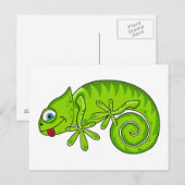 Carte postale Funky Gecko (Devant / Derrière)