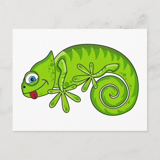 Carte postale Funky Gecko (Devant)