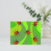 Carte Postale Funky Ladybugs (Debout devant)