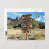 Carte Postale Funky Malibu Postcard ! (Devant / Derrière)
