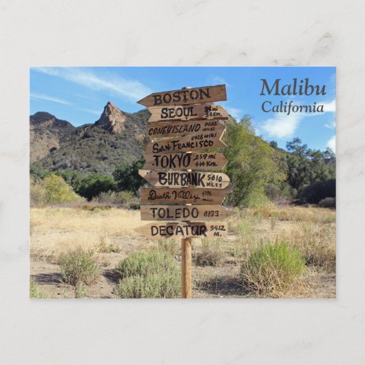 Carte Postale Funky Malibu Postcard ! (Devant)