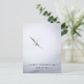 Carte Postale Funky Motivational Seagull Carpe Diem French Fries (Debout devant)