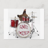 Carte Postale Funky poulet (Devant)