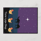 Carte postale Funky Three Wise Hens Christmas (Devant)