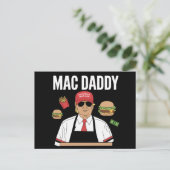 Carte Postale Funky Trump Fries Fries Fries Mac Daddy (Debout devant)