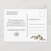 Carte Postale Funky What a Year Christmas Corporate (Dos)