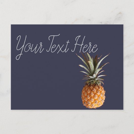 Carte postale Funky Yummy Pineappy (Devant)