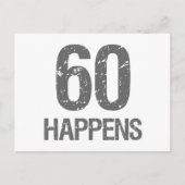 Carte Postale Funny 60e anniversaire (Devant)