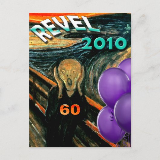 Carte Postale Funny 60e anniversaire (Devant)