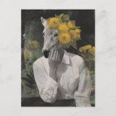 Carte Postale Funny Adorable Animal Femme Collage (Devant)