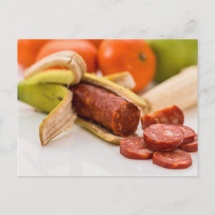 Carte Postale Funny Banana par un gardien