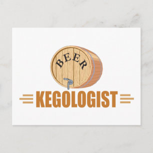 Carte Postale Funny Beer Keg