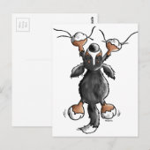 Carte Postale Funny Bernese Mountain Dog Card (Devant / Derrière)