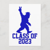 Carte Postale Funny Bigfoot Class of 2023 - Graduation 2023 (Devant)