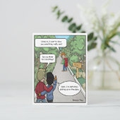 Carte postale Funny Bluffant (Debout devant)