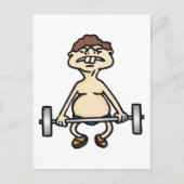 Carte Postale Funny Bodybuilder (Devant)
