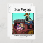 Carte Postale Funny Bon Voyage Humor Postcard (Devant / Derrière)