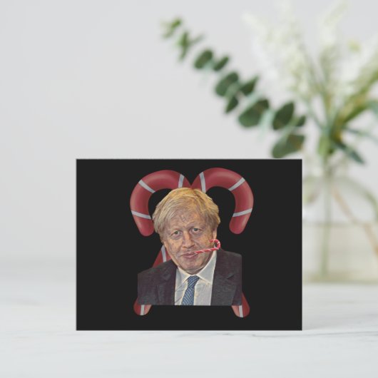 Carte Postale Funny Boris Johnson Christmas (Debout devant)