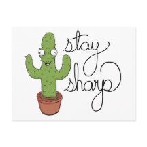 Funny Cactus Rester Sharp Caractère