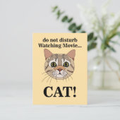 Carte Postale Funny Cat Face  (Debout devant)