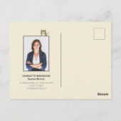 Carte Postale Funny Cat Home Acheteur's Real Estate Marketing (Dos)