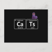 Carte Postale Funny Cats Periodic Table Elements Funny Science T (Devant)