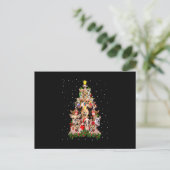 Carte Postale Funny Chihuahua Christmas Tree Xmas For Chihuahua (Debout devant)