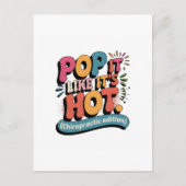 Carte Postale Funny Chiropractic Quote for Spine Health Lovers (Devant)