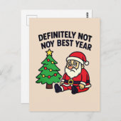 Carte Postale funny Christmas Postcard (Devant / Derrière)