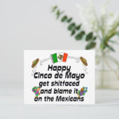 Carte Postale Funny Cinco de Mayo (Debout devant)