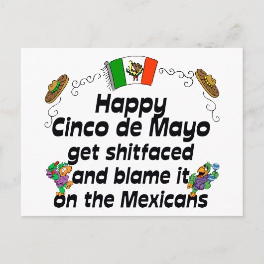 Carte Postale Funny Cinco de Mayo (Devant)